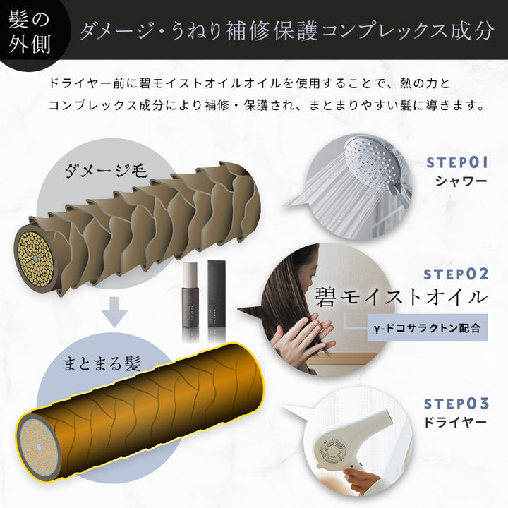 ao-碧モイストオイル ヘアオイル 50ml メンズ 金木犀 くせ毛 剛毛